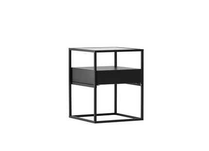 Venture Home Fortaleza Sidobord 40x40 Svart