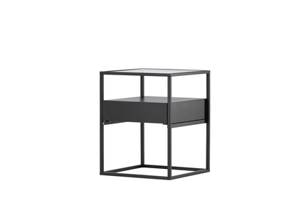 Venture Home Fortaleza Sidobord 40x40 Svart
