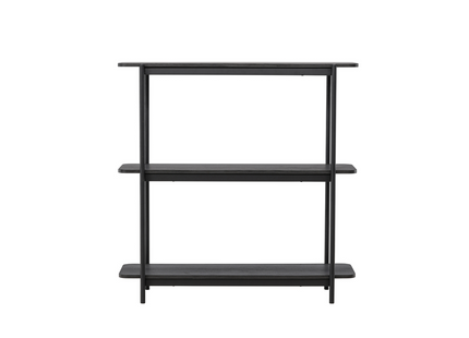 Vind Heim Hyllor 40 x 120 x 120 Svart