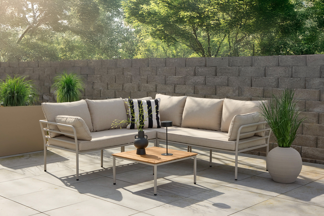 Venture Home Penh Lounge Set Utomhus Beige