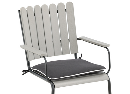 Venture Home Holmsund STOLSDYNA 46 x 39 Mörk Grå, 6-pack