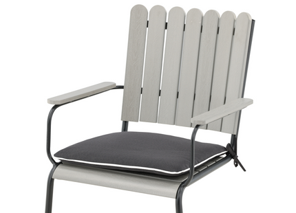 Venture Home Holmsund STOLSDYNA 46 x 39 Mörk Grå, 6-pack