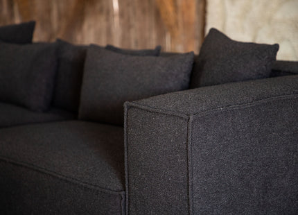 Vind Gillholmen 3-sits Soffa Svart