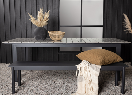 Venture Home Levels Rektangulärt Matbord Utomhus 229 × 100 Svart