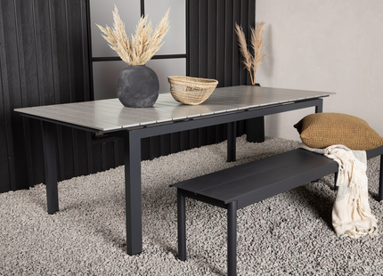 Venture Home Levels Rektangulärt Matbord Utomhus 229 × 100 Svart