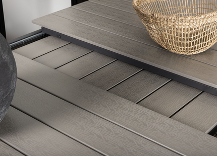 Venture Home Levels Rektangulärt Matbord Utomhus 229 × 100 Svart