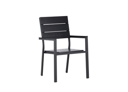 Venture Home Levels Matstol Utomhus 2-pack Svart