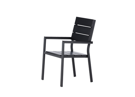 Venture Home Levels Matstol Utomhus 2-pack Svart