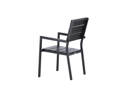 Venture Home Levels Matstol Utomhus 2-pack Svart