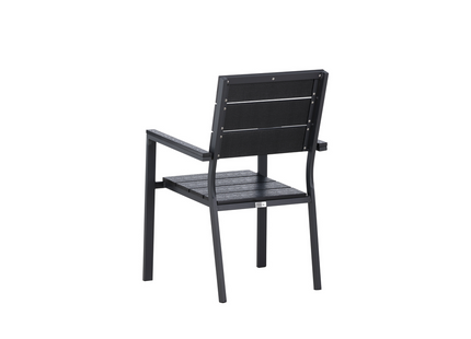Venture Home Levels Matstol Utomhus 2-pack Svart