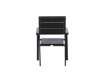 Venture Home Levels Matstol Utomhus 2-pack Svart