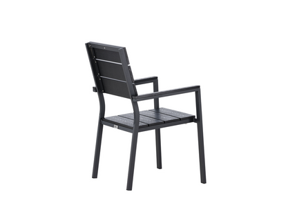 Venture Home Levels Matstol Utomhus 2-pack Svart