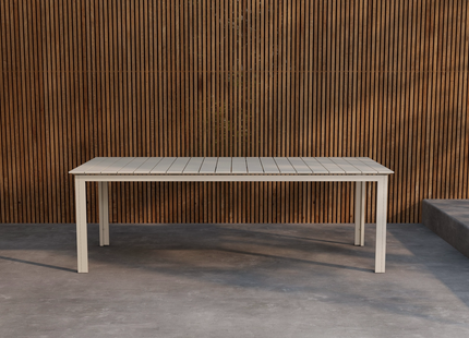 Venture Home Levels Rektangulärt Utomhus Matbord 229 × 100 Beige