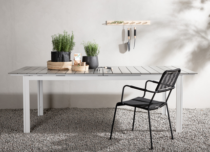 Venture Home Levels Rektangulärt Matbord Utomhus 229 × 100 Vit