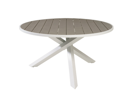 Venture Home Parma Runda Matbord Utomhus ⌀140 Vit