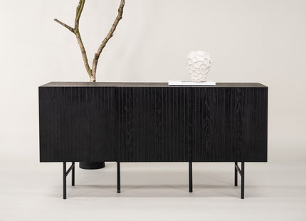Vind Björkön Skåp 42 x 75 x 150 Svart