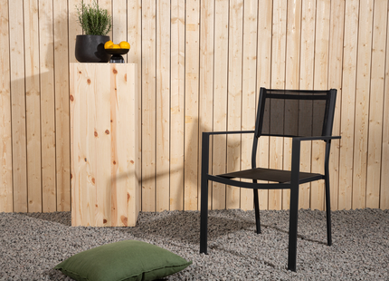 Venture Home Copacabana Matstol Utomhus 2-pack Svart