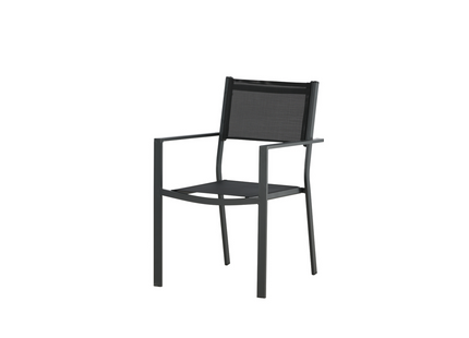 Venture Home Copacabana Matstol Utomhus 2-pack Svart