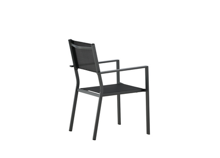 Venture Home Copacabana Matstol Utomhus 2-pack Svart