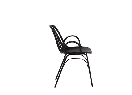 Venture Home Dyrön Matstolar 2-pack Svart