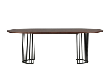 Hamneskär Ovala Matbord 220 x 110 Walnut
