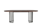 Hamneskär Ovala Matbord 220 x 110 Walnut