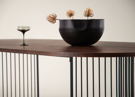 Hamneskär Ovala Matbord 220 x 110 Walnut