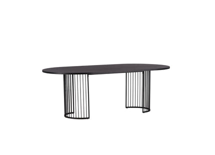 Hamneskär Ovala Matbord 220 x 110 Black
