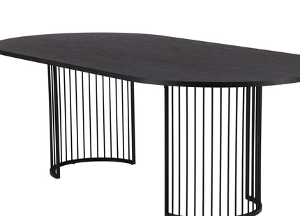 Hamneskär Ovala Matbord 220 x 110 Black