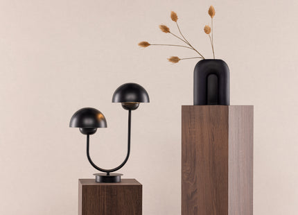 Vind Lyckorna Bordslampa Svart