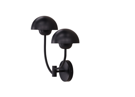 Vind Lyckorna Vägglampa Svart