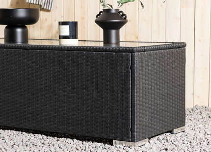 Venture Home London Soffbord Utomhus 120 x 50 Svart