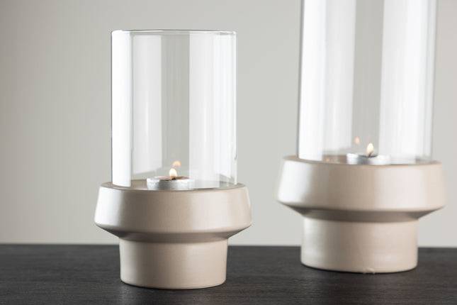 Venture Home Davida Lyktor ⌀13 Beige