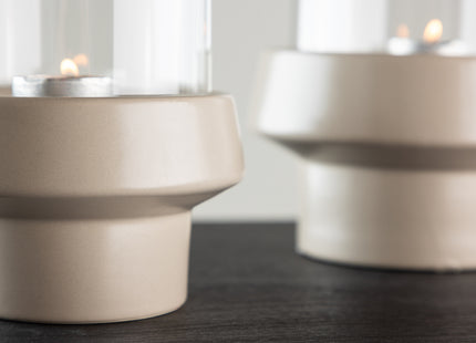 Venture Home Davida Lyktor ⌀13 Beige