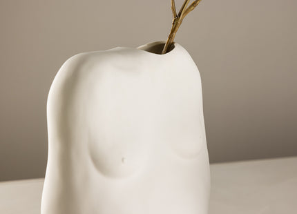 Venture Home Romie Vaser 28 x 24 x 14 Offwhite