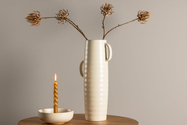 Venture Home Cent Vaser ⌀13 Beige