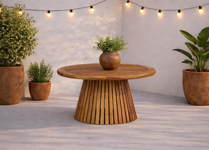 Venture Home Lumpur Soffbord Utomhus ⌀70 Natur