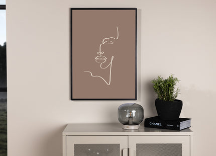 Venture Home Siluette Posters Brun