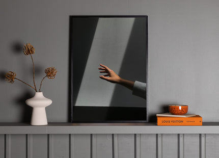 Venture Home Reaching Hand Posters Grå