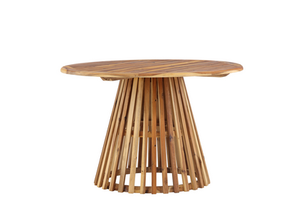 Venture Home Lumpur Runt Matbord Utomhus ⌀120 Natur