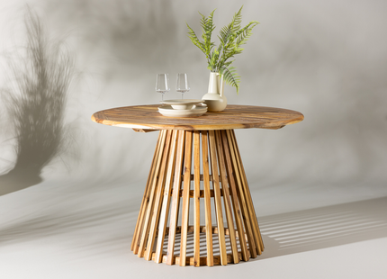 Venture Home Lumpur Runt Matbord Utomhus ⌀120 Natur
