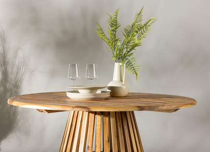 Venture Home Lumpur Runt Matbord Utomhus ⌀120 Natur