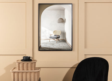 Venture Home Lounge Chair Posters Beige