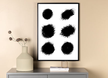 Venture Home Dots Posters Vit