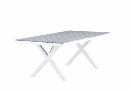 Venture Home Garcia Rektangulärt Matbord Utomhus 200 x 100 Grå