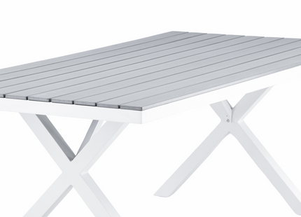 Venture Home Garcia Rektangulärt Matbord Utomhus 200 x 100 Grå