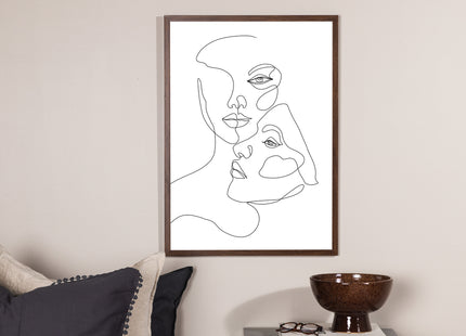 Venture Home Faces Posters Vit