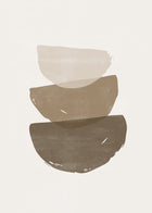 Venture Home Brush strokes Posters Beige