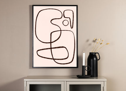 Venture Home Line art Posters Vit