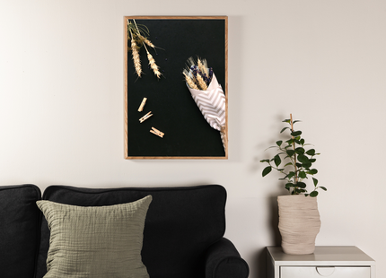 Venture Home Flowers on table Poster Svart